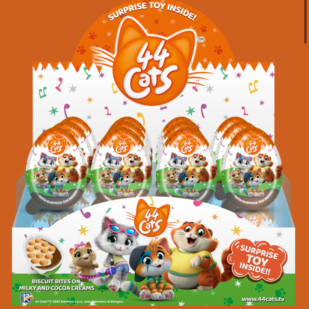 44 Cats Chocolate Egg 24pk