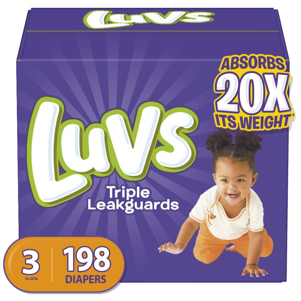 Luvs Diapers - Size 3 - 198 Ct