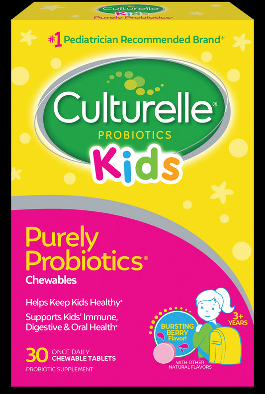 Culturelle - Kids Chewales 30 Tabets Natural Bursting Berry Flavor