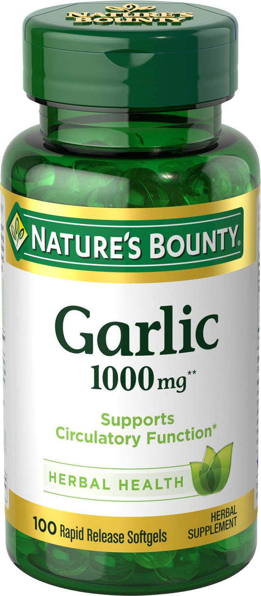 Nature's Bounty - Garlic Extract 1000 Mg 100 Rapid Release Sofgels