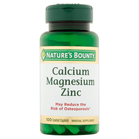 Nature's Bounty - Calcium Magnesium Zinc With Vitamin D3 100 Rapid Coated Caplets