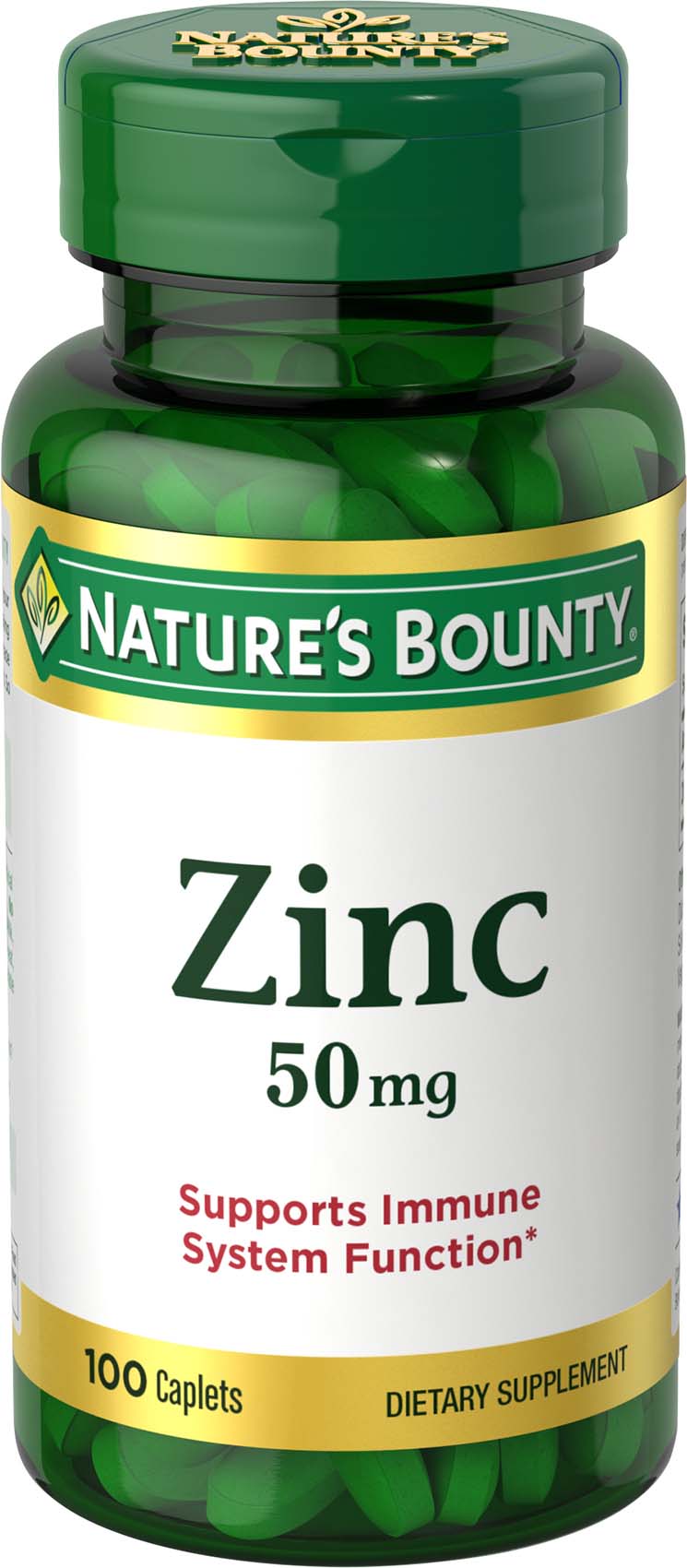 Nature's Bounty - Zinc 50 Mg - 100 Caplet