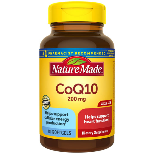 Nature Made - Coq10 200 Mg Softgels - 80 Count Value Size