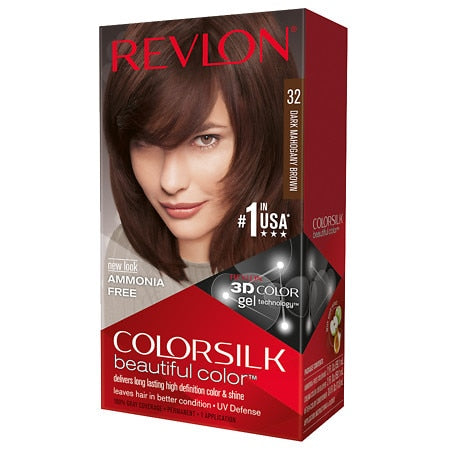 Revlon Hair Color - Color Silk - #32 Dark Mahogany Brown