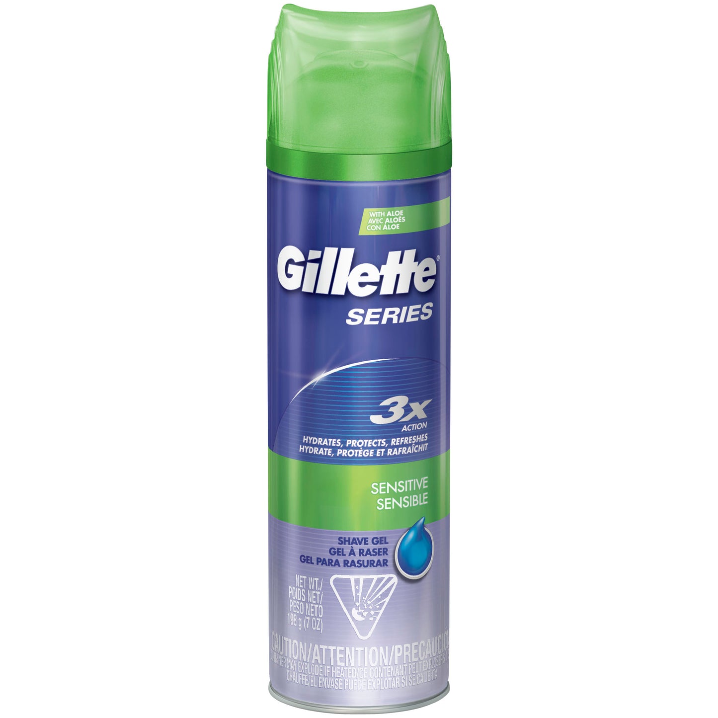 Gillette Shave Gel - 3X Sensitive - 7 Oz