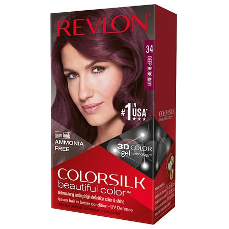 Revlon Hair Color - Color Silk - #34 Deep Burgundy