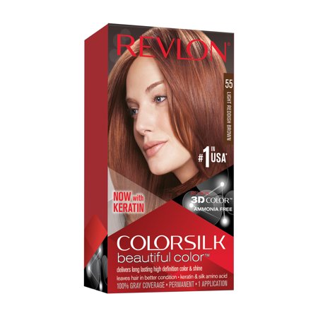 Revlon Hair Color - Color Silk - #55 Light Reddish Brown