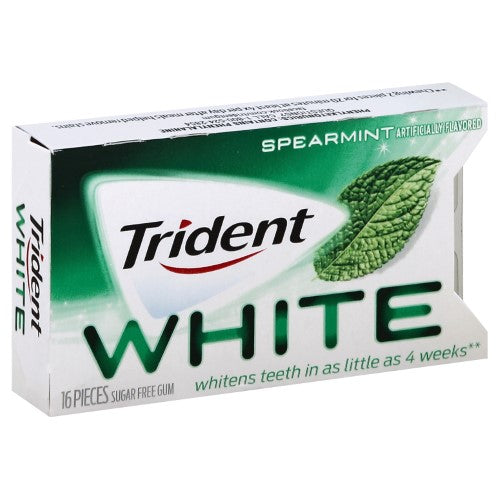 Trident Gum - White Spearmint 18/9 Ct