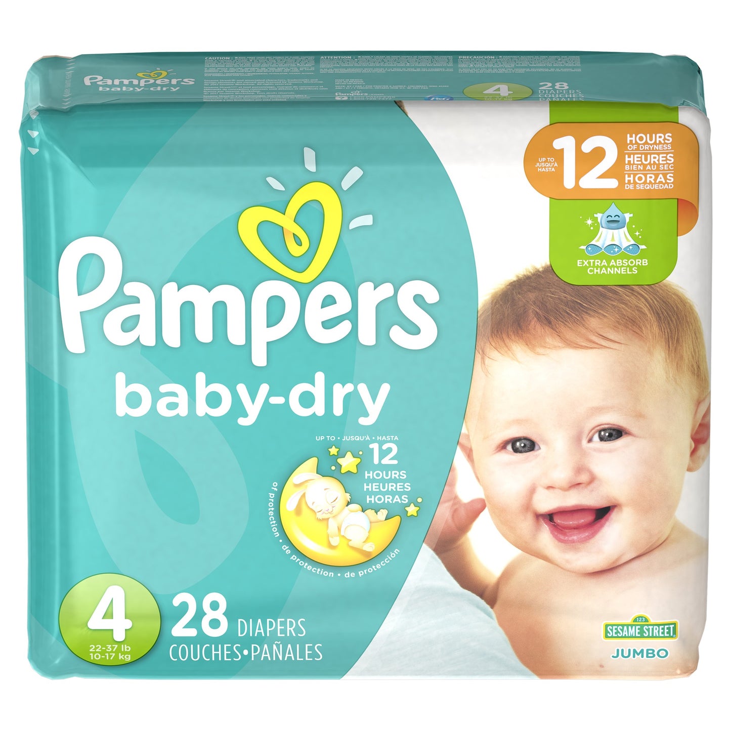 Pampers Diapers - Baby Dry Size 4 4/28