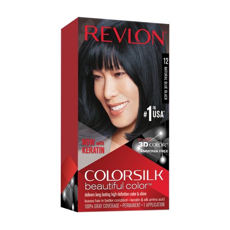 Revlon Hair Color - Color Silk - #12 Natural Blue Black