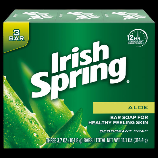 Irish Spring Bar Soap - Aloe - 3 Pack