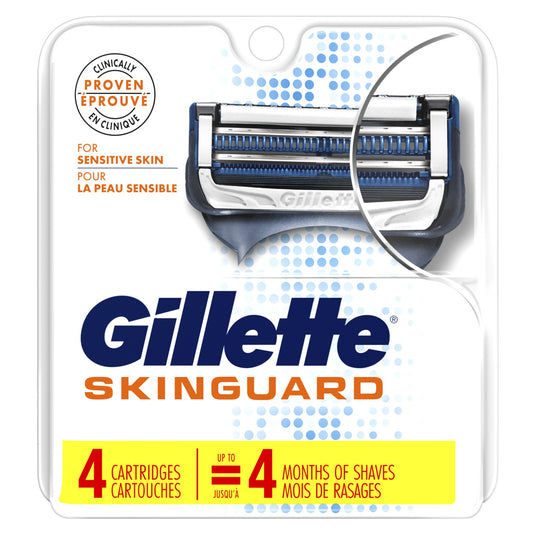 Gillette Blade Refill - Skinguard - 4 Cartridges