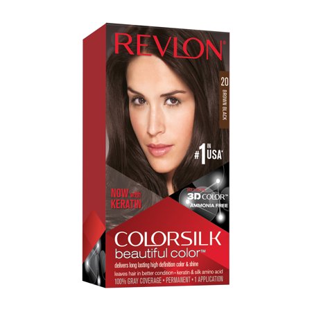 Revlon Hair Color - Color Silk - #20 Brown Black