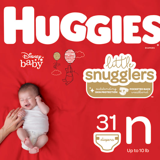 Huggies Diapers - Little Snugglers - Size N - 32 Ct