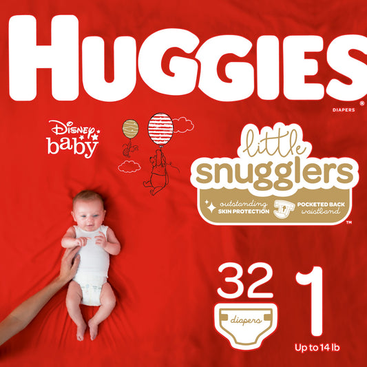 Huggies Diapers - Little Snugglers - Size 1 - 32 Ct