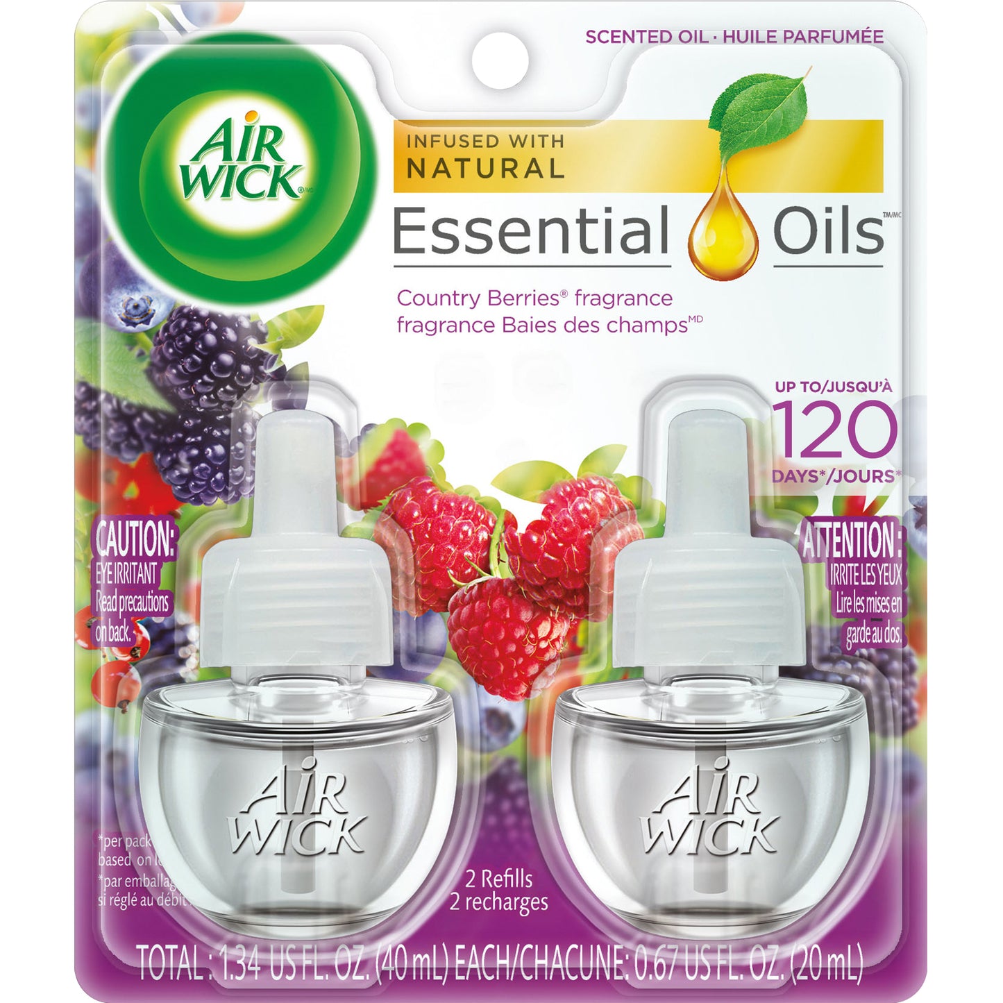 Airwick - Scented Oil Refill - Wild Berries - 2 Pack