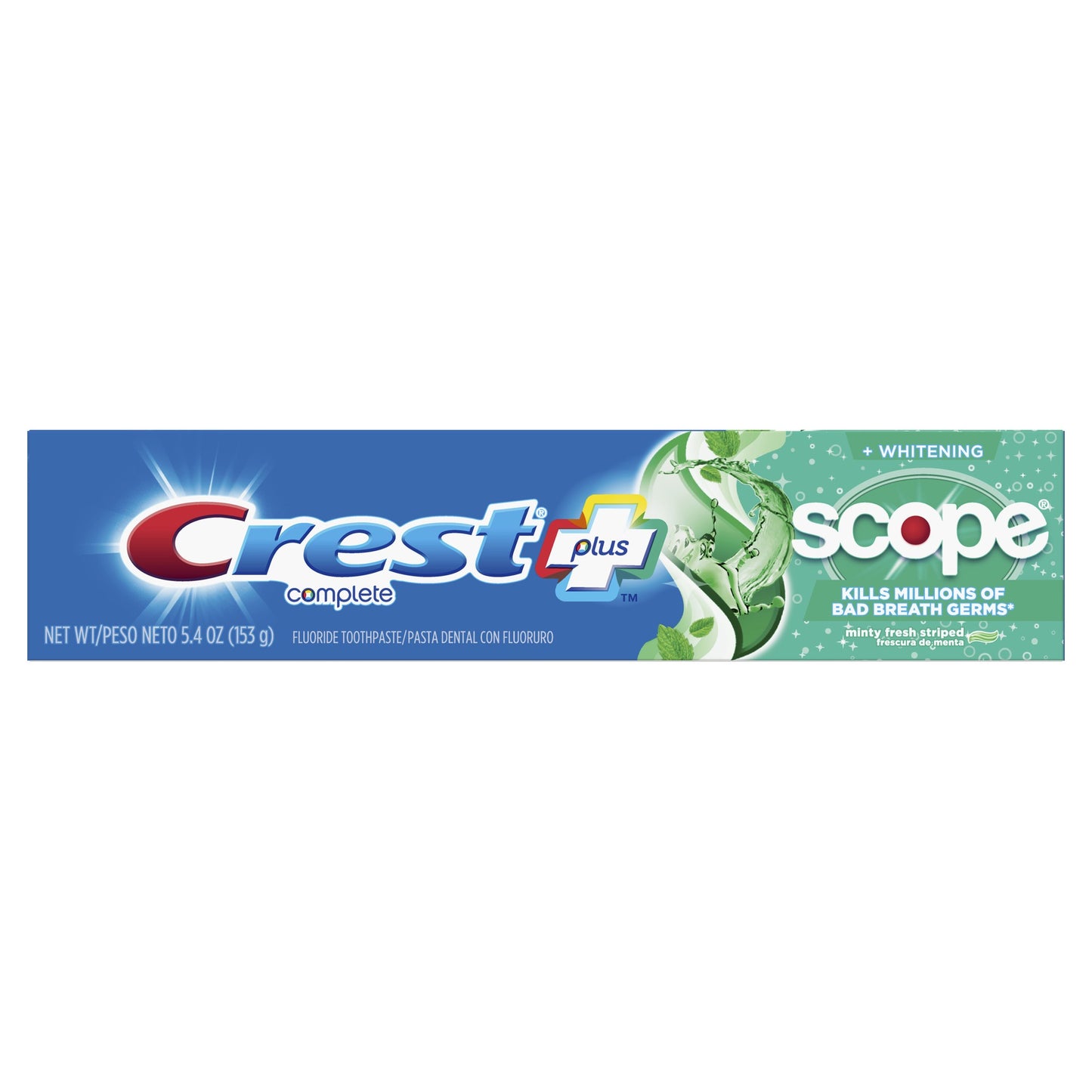 Crest Toothpaste - Plus - Scope - 5.4 Floz