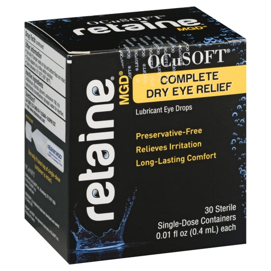 Retain Eye Drops - Lubricant 30 Sterile (0.4 Ml) Each