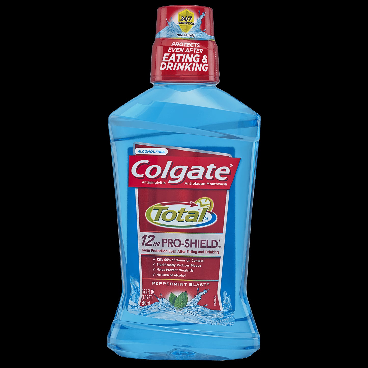 Colgate - Mouthwash - Total - Peppermint - 16.9 Floz