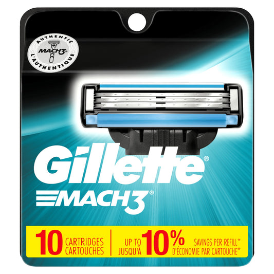 Gillette Blade Refill - Mach3 - 10 Ct