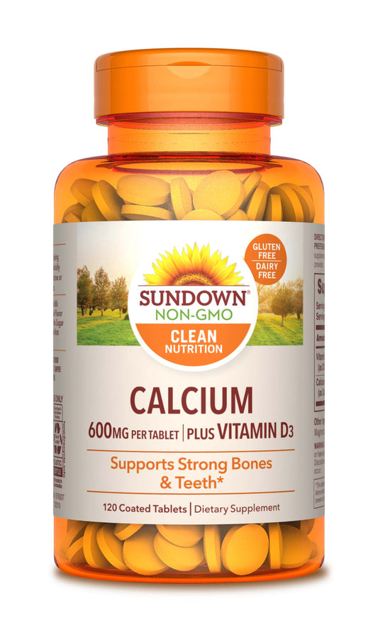 Sundown Vitamins - Calcium 600 Mg 120 Coated Tablets