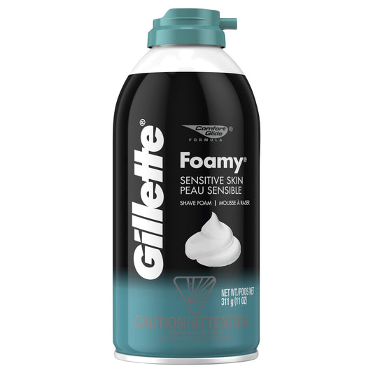 Gillette Shave Foam - Foamy Sensitive - 11 Oz