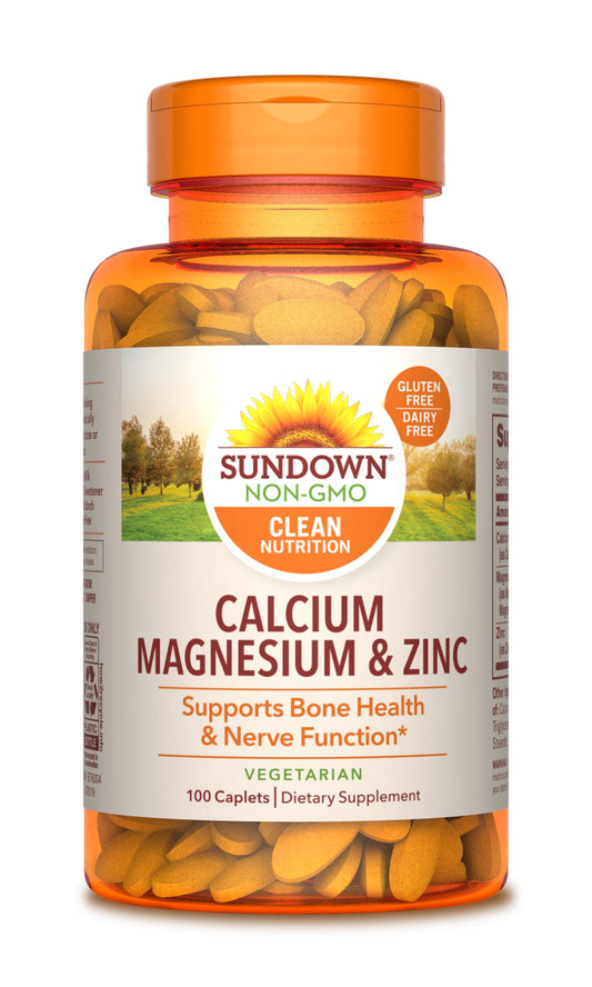 Sundown Vitamins - Calcium Magnesium & Zinc 100 Caplets