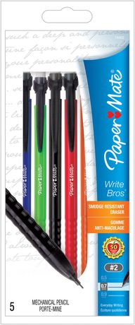 Paper Mate Mechanical Pencils - Write Bros Mechanical Pencil 0.7 Mm Lead Diameter - Refillable