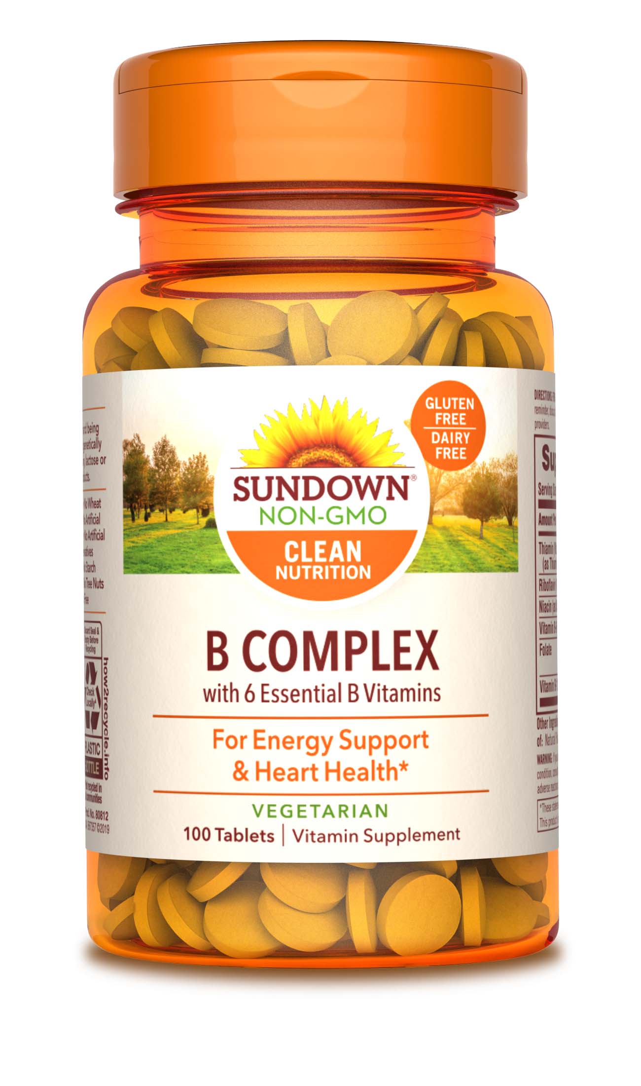 Sundown Vitamins - Naturals Vitamin C 500 Mg Ascorbic Acid - 100 Tablets