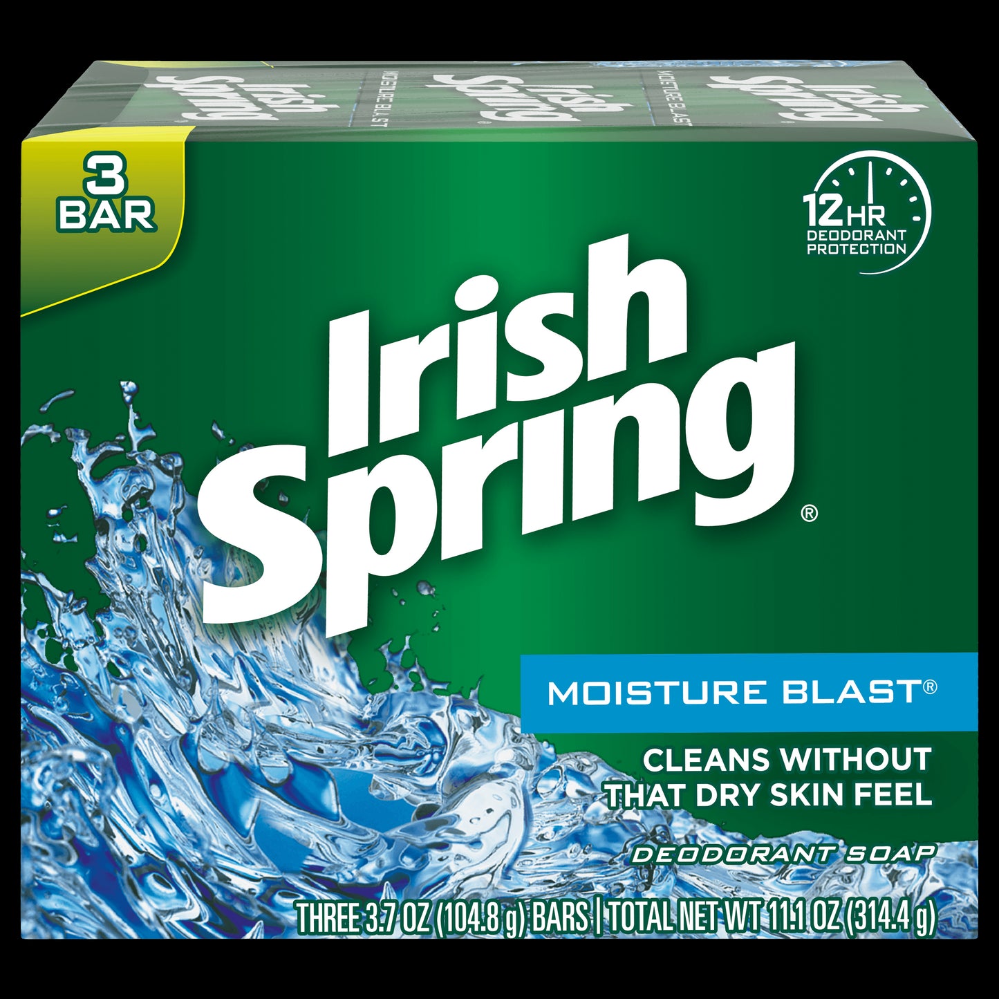 Irish Spring Bar Soap - Moisture Blast - 3 Pack