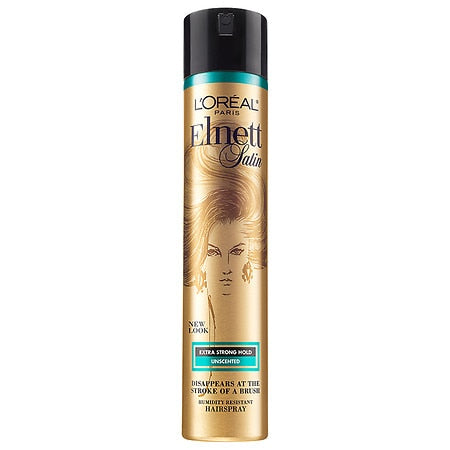 Loreal Hair Spray - Elnett Hairsprays - Extra Strong Hold Unscented