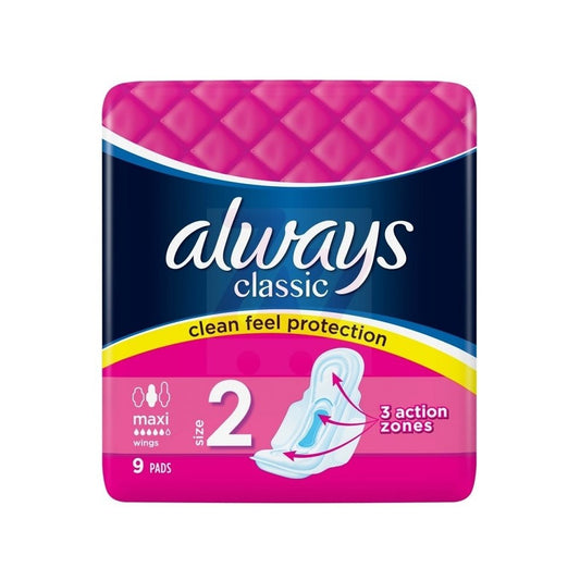 Always - Pads -Classic Maxi - Size 2 With Wings