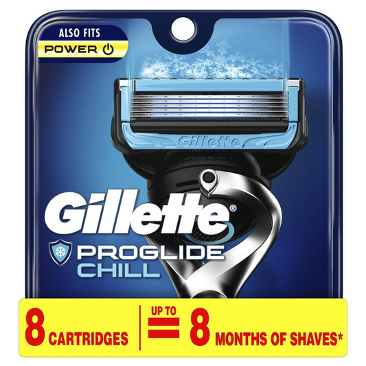 Gillette Blade Refill - Fusion5 Proshield Chill - 8 Cartridges