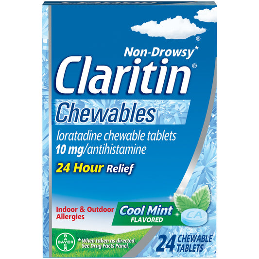 Clartitn - Cool Mint 24 Chewable Tablets