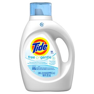 Tide - Liquid Detergent - Free & Gentle - 92 Floz