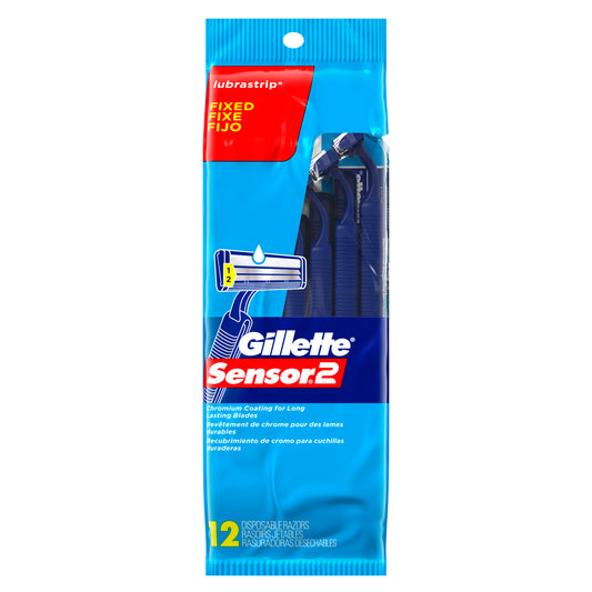 Gillette Disposable Razors - Sensor2 - 12 Ct