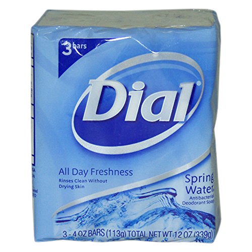 Dial Bar Soap - Spring Water - 4 Oz - 3 Ct