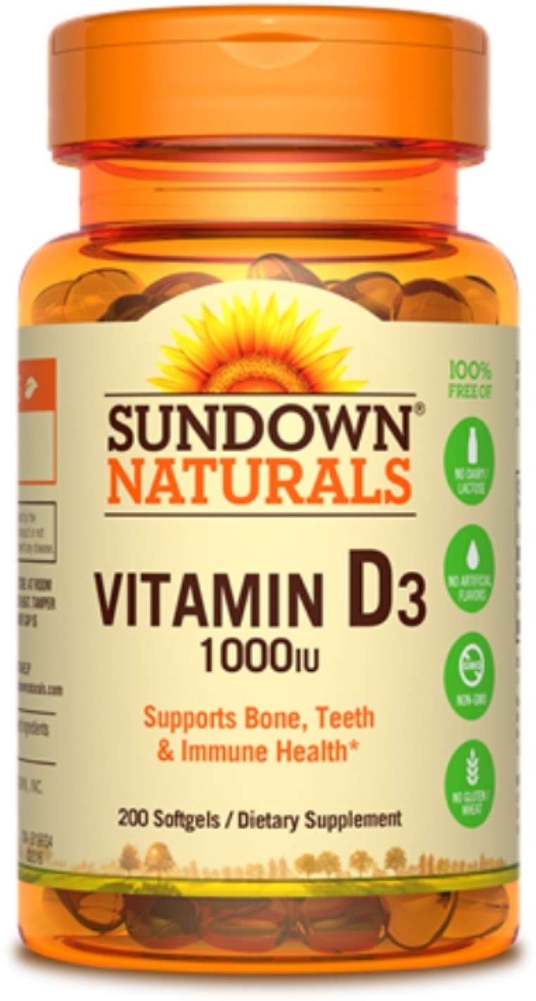 Sundown Vitamins - D3 1000Iu 200 Softgels