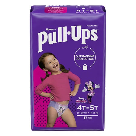 Huggies Diapers - Pull.Ups  Girls 4T-5T - 17Ct