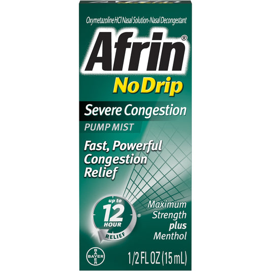 Afrin - Congestion Relief - No Drip Severe Congestion 0.5 Oz