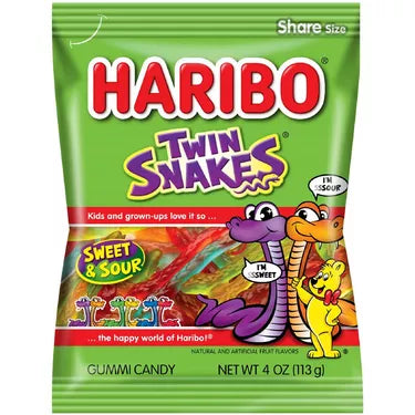 12pk Haribo Twin Snakes