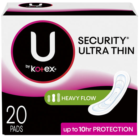 Kotex Pads - Heavy - 20 Ultra Thin Pads