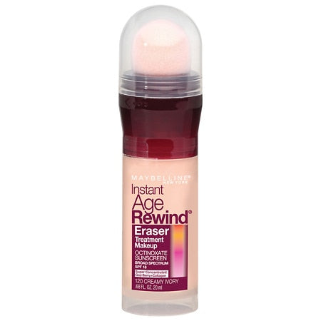 Maybelline Foundation - Mny Smooth Result/Age Rewind - #120 Creamy Ivory