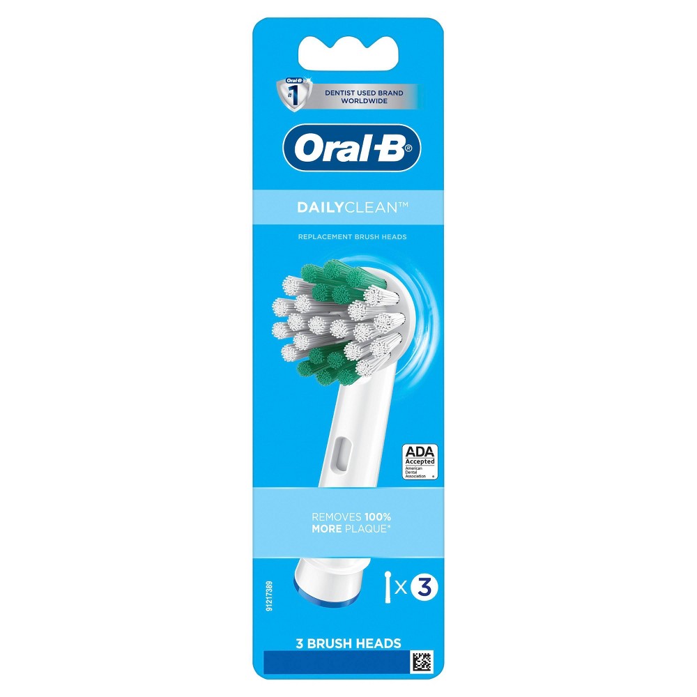 Oral-B - Brush Heads - Daily Clean - 3 Heads