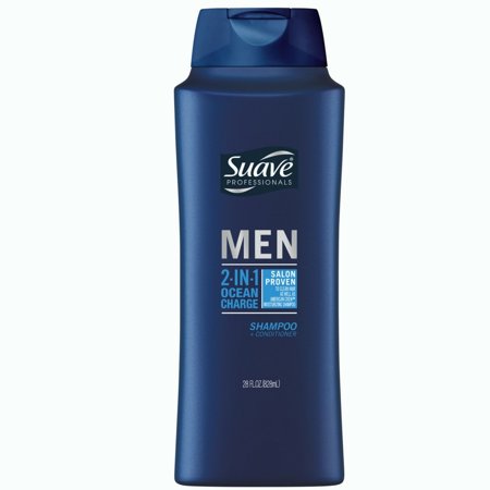 Suave Shampoo - Men 3In1 - Ocean Charge 28 Oz