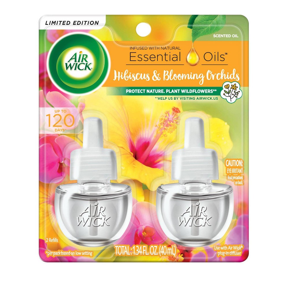 Airwick - Scented Oil Refill - Hibiscus & Blooming Orchids - 2 Pack