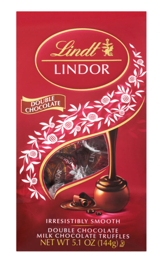 6pk Lindt Lindor 5oz Double Chocolate