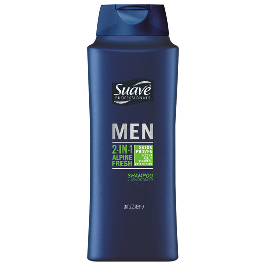 Suave Shampoo - Men 2in1 - Alpine Fresh - 28 Oz