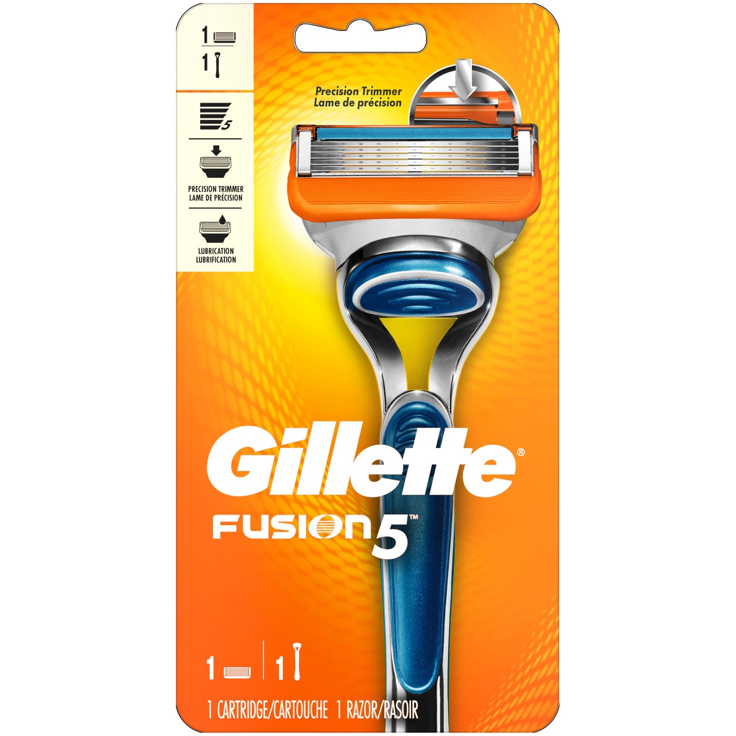 Gillette Razor Set - Fusion5 - 1 Handle & 1 Cartridge