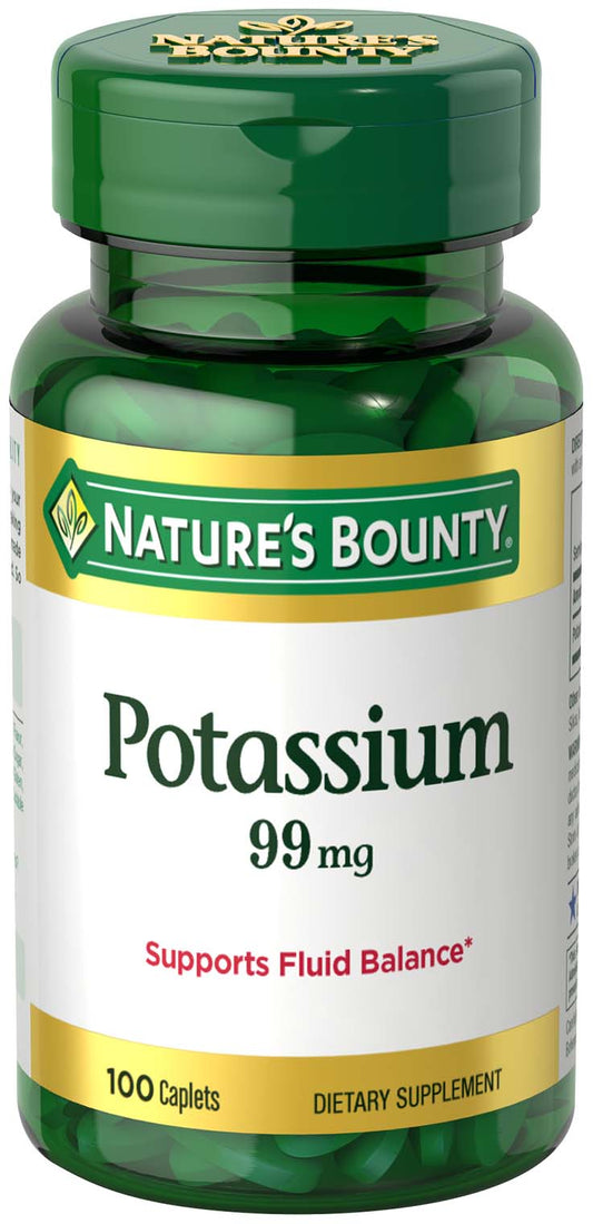 Nature's Bounty - Potassium 99 Mg 100 Caplets